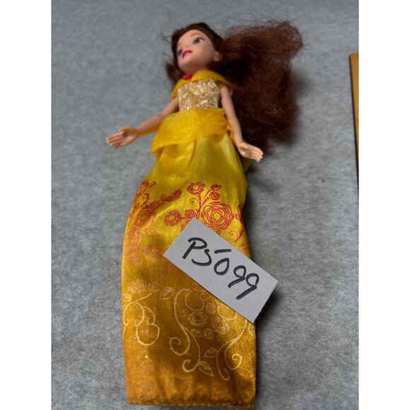 Disney Princess Belle Doll 12" Beauty & The Beast Royal Shimmer Yellow Dress - Picture 6 of 6